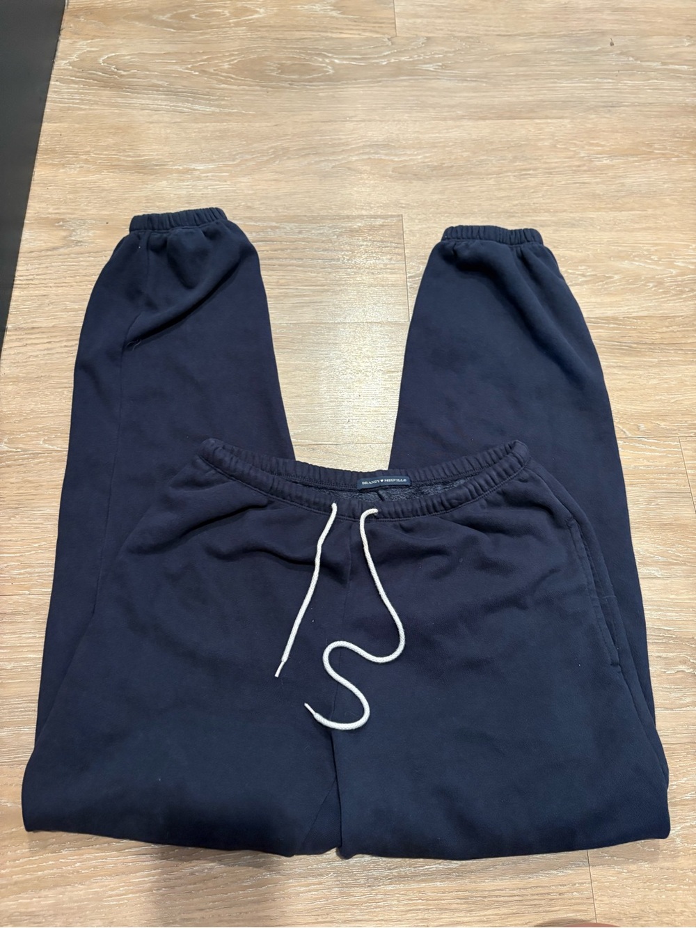 Brandy Melville Navy Drawstring Joggers